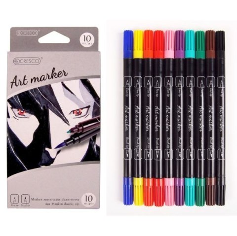 Marker specjalistyczny wkład mix okrągła końcówka Cresco (212300) Cresco