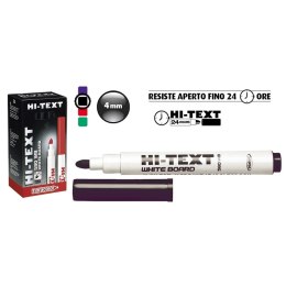 Marker suchościeralny Fibracolor czarny 6,0mm okrągła końcówka Fibracolor