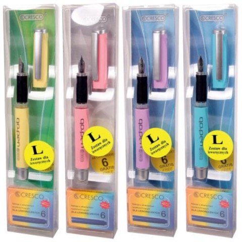 Pióro wieczne GO PASTEL dla leworęcznych Cresco (202019) Cresco