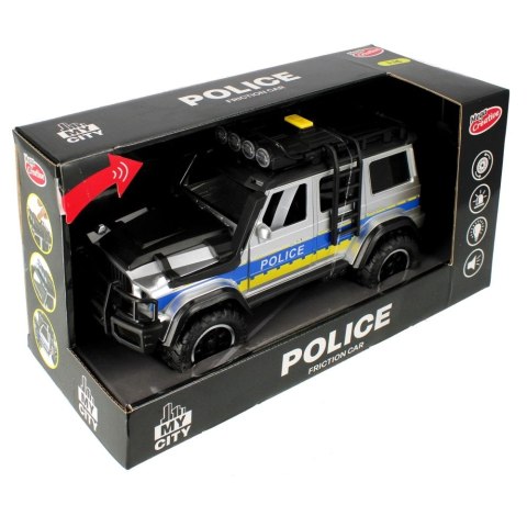 Samochód policyjny 25cm światło i dźwięk Mega Creative (522118) Mega Creative