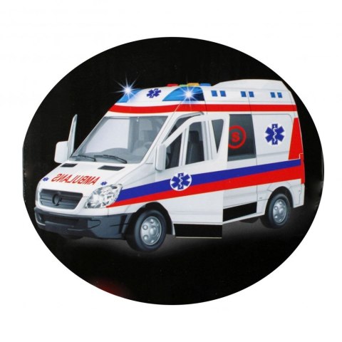 Ambulans 26cm światło i dźwięk Mega Creative (522124) Mega Creative