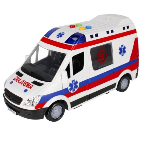 Ambulans 26cm światło i dźwięk Mega Creative (522124) Mega Creative