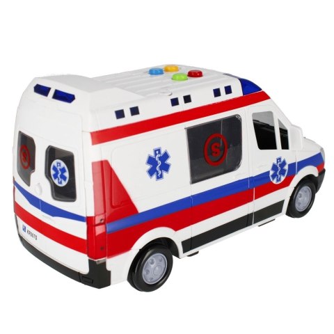 Ambulans 26cm światło i dźwięk Mega Creative (522124) Mega Creative