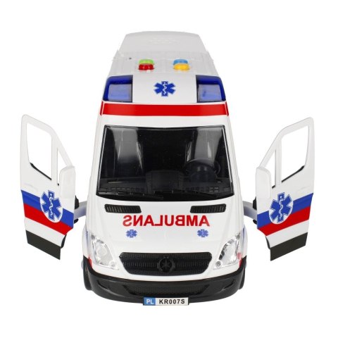 Ambulans 26cm światło i dźwięk Mega Creative (522124) Mega Creative