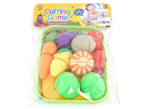 Artykuły kuchenne zestaw owoców i warzyw na rzep, z tacą Adar (522169) Adar