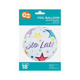 Balon foliowy Sto Lat 18 cali 18cal Godan (FG-ODSL) Godan