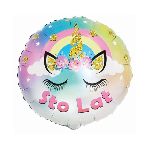 Balon foliowy jednorożec Sto Lat 18cal Godan (FG-OPJS) Godan