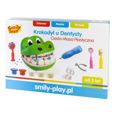 Ciastolina 5 kol. Ciasto-masa krokodyl 250g Smily Play (SP83346) Smily Play