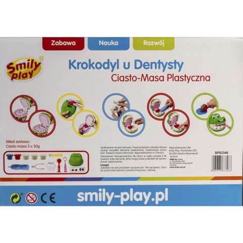 Ciastolina 5 kol. Ciasto-masa krokodyl 250g Smily Play (SP83346) Smily Play