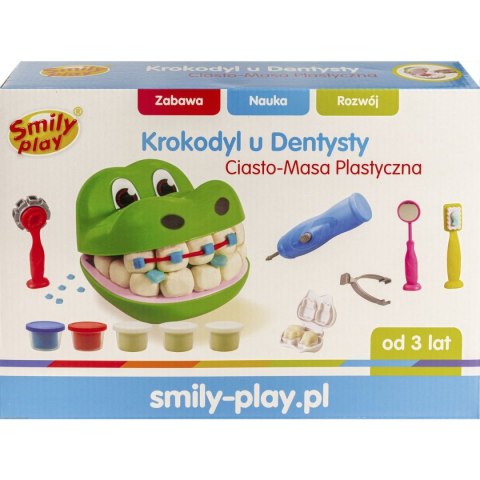 Ciastolina 5 kol. Ciasto-masa krokodyl 250g Smily Play (SP83346) Smily Play