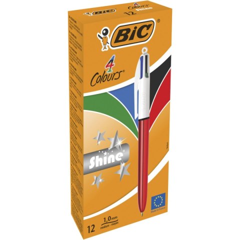 Długopis olejowy SHINE wkład mix 1,0mm Bic (964773) Bic