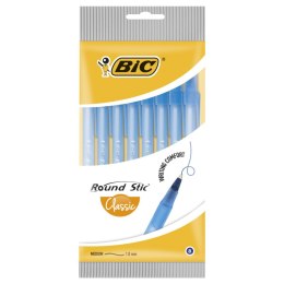 Długopis standardowy Round Stic wkład niebieski 1,0mm Bic (928497) Bic