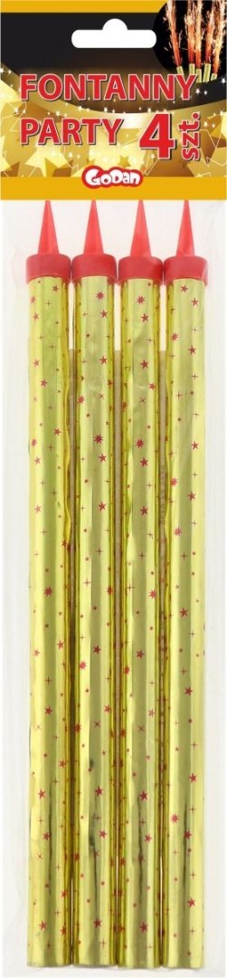 Fontanna tortowa 25 cm, 4 sztuki Godan (FT25/4) Godan