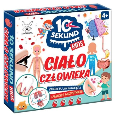 Gra karciana 10 sekund Kids Ciało Człowieka Kangur Kangur