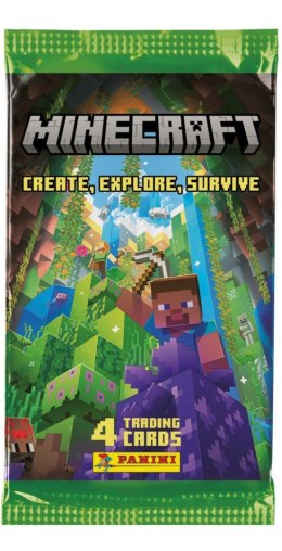 Karty Saszetka z kartami Minecraft Panini (Z5162) 4 sztuk Panini