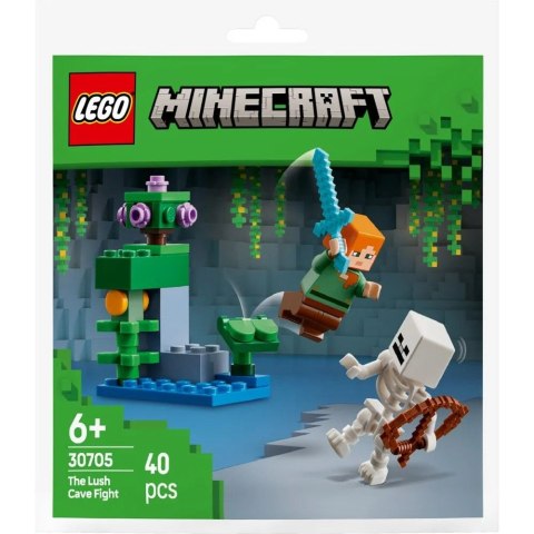 Klocki konstrukcyjne Minecraft Walka w bujnej jaskini Lego (30705) Lego
