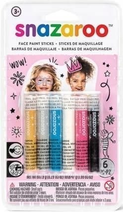 Kredki do malowania twarzy Girls 6 kol. Snazaroo (1172037) Snazaroo