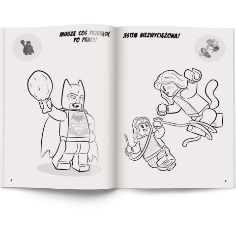 Książka dla dzieci LEGO? Batman Kolorowanka z naklejkami Ameet (NA-6450) Ameet