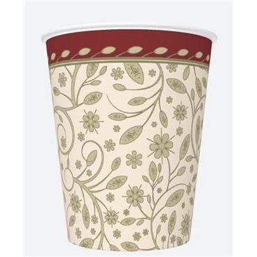 Kubek jednorazowy daisy papier 250ml Pol-mak (01) Pol-mak