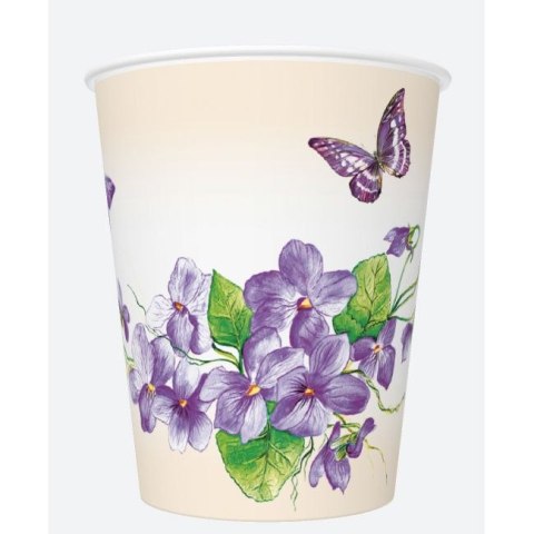 Kubek jednorazowy daisy papier 250ml Pol-mak (01) Pol-mak