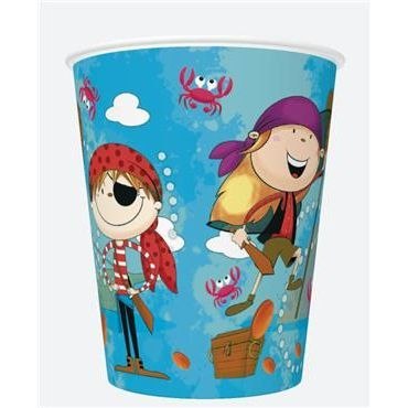 Kubek jednorazowy daisy papier 250ml Pol-mak (01) Pol-mak