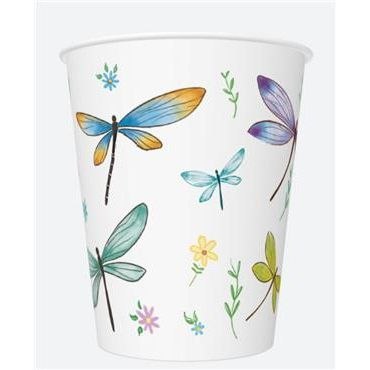 Kubek jednorazowy daisy papier 250ml Pol-mak (01) Pol-mak