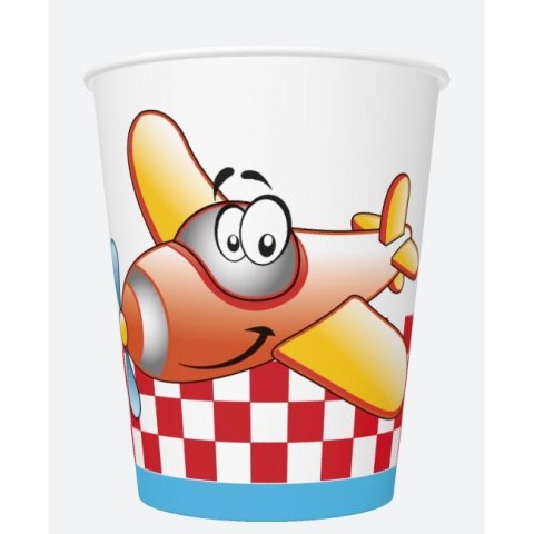 Kubek jednorazowy daisy papier 250ml Pol-mak (01) Pol-mak