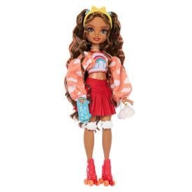 Lalka Dream Besties modowa Teresa na wrotkach + akcesoria [mm:] 290 Barbie (JFX98) Barbie