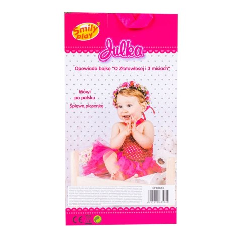 Lalka Julka z dźwiękiem [mm:] 320 Smily Play (SP83514) Smily Play