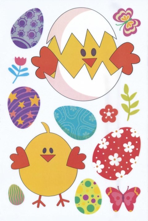 Naklejka (nalepka) Craft-Fun Series Wielkanoc Dekoracja elektrostatyczna Titanum (22HC0830) Titanum