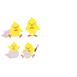 Naklejka (nalepka) Craft-Fun Series piankowe Wielkanoc Titanum (18083) Titanum