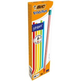 Ołówek Evolutiom Stripes HB Bic (8960342) Bic