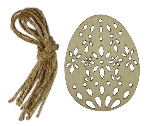 Ozdoba drewniana Craft-Fun Series Ażurowe jajka zawieszka Titanum (22MTL1006) Titanum
