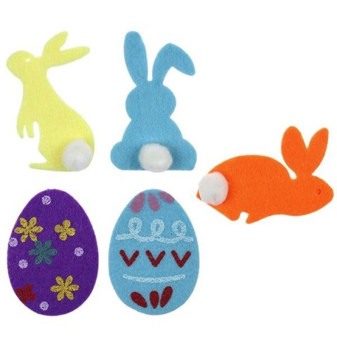 Ozdoba filcowa Craft-Fun Series Wielkanoc zajączki i pisanki Titanum (5005) Titanum