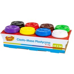 Plastelina 8 kol. 8 tub ciasto-masa mix 56g Smily Play (SP83349) Smily Play