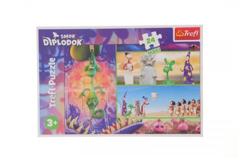 Puzzle Smok Diplodok 24 el. Trefl (14376) Trefl