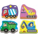 Puzzle puzzle baby classic pojazdy na budowie 3, 4, 5, 6 el. Trefl (36072) Trefl