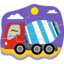 Puzzle puzzle baby classic pojazdy na budowie 3, 4, 5, 6 el. Trefl (36072) Trefl