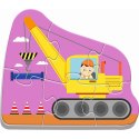 Puzzle puzzle baby classic pojazdy na budowie 3, 4, 5, 6 el. Trefl (36072) Trefl