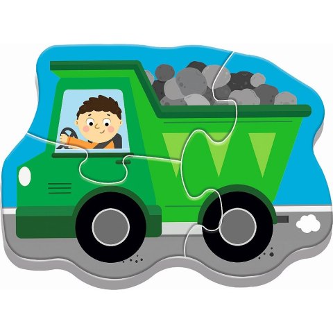 Puzzle puzzle baby classic pojazdy na budowie 3, 4, 5, 6 el. Trefl (36072) Trefl