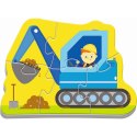 Puzzle puzzle baby classic pojazdy na budowie 3, 4, 5, 6 el. Trefl (36072) Trefl