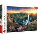 Puzzle wodospad haifoss 3000 el. Trefl (27091) Trefl