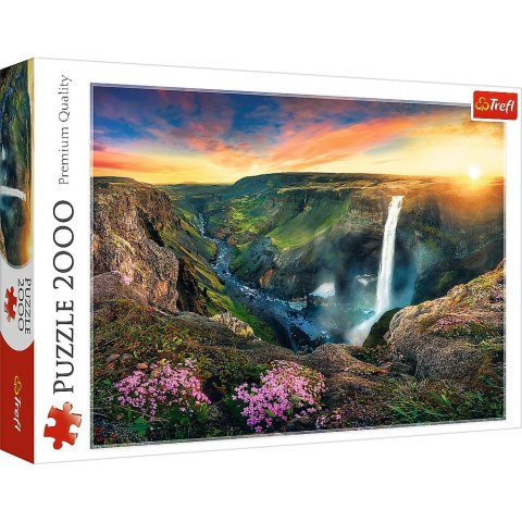 Puzzle wodospad haifoss 3000 el. Trefl (27091) Trefl