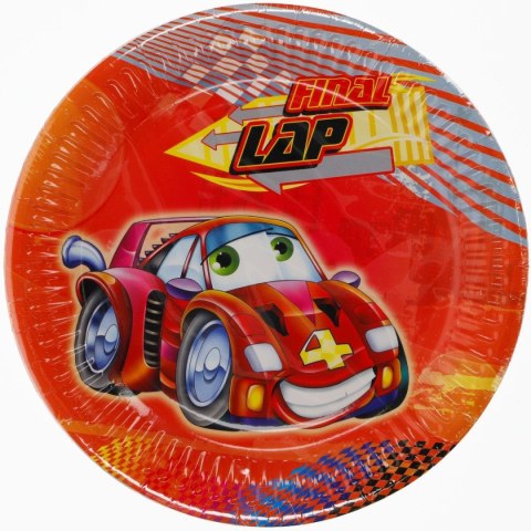 Talerz jednorazowy 18 cm papier śr. 180mm Pol-mak Pol-mak