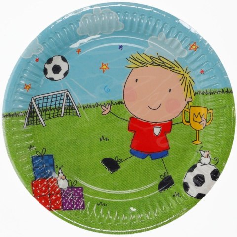 Talerz jednorazowy 18 cm papier śr. 180mm Pol-mak Pol-mak