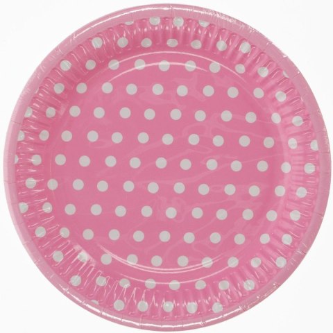 Talerz jednorazowy 18 cm papier śr. 180mm Pol-mak Pol-mak