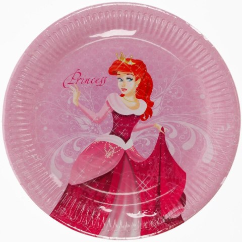 Talerz jednorazowy papier śr. 22mm 8 szt Pol-mak Pol-mak