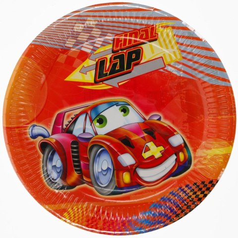 Talerz jednorazowy papier śr. 22mm 8 szt Pol-mak Pol-mak