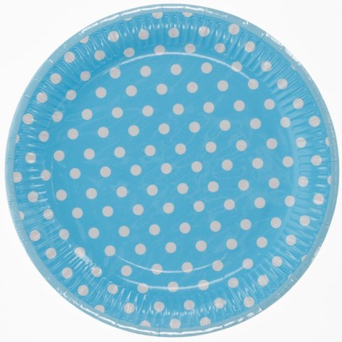 Talerz jednorazowy papier śr. 22mm 8 szt Pol-mak Pol-mak