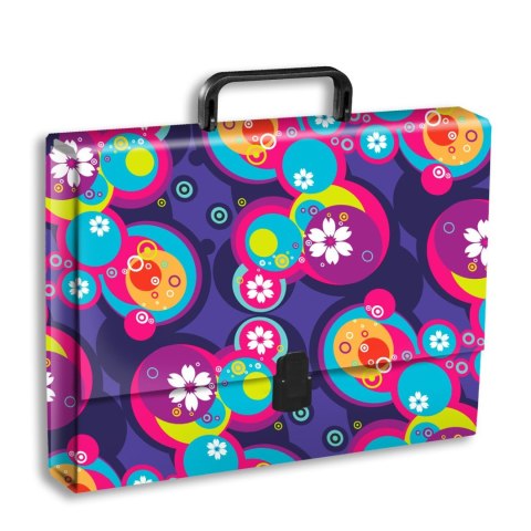 Teczka kartonowa na zatrzask kwiatki A4 mix Penmate (TT8125) Penmate